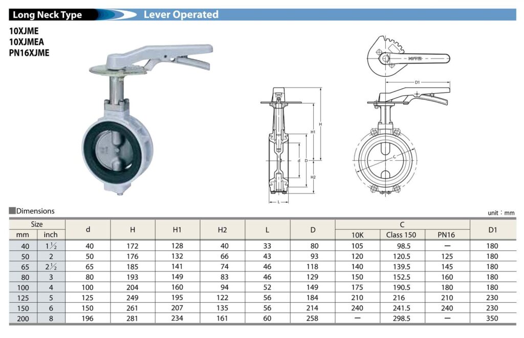 Catalogue Van Bướm Nhôm 10Xjmea Kitz