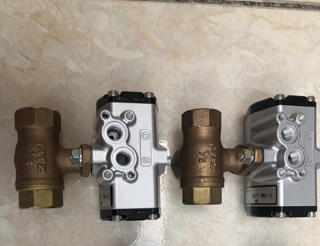 Van Bi 3 Ngã Điều Khiển Khí Nén Kitz C-Tne