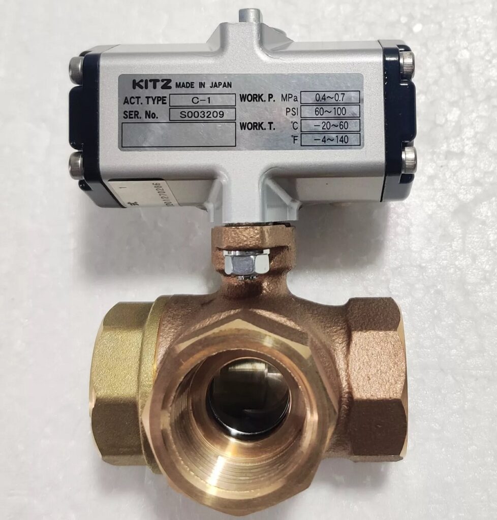 Van Bi 3 Ngã Điều Khiển Khí Nén Kitz C-Tne