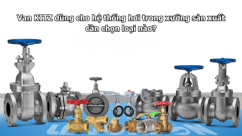 Van Kitz Dùng Cho Hệ Thống Hơi Trong Xưởng Sản Xuất Cần Chọn Loại Nào?