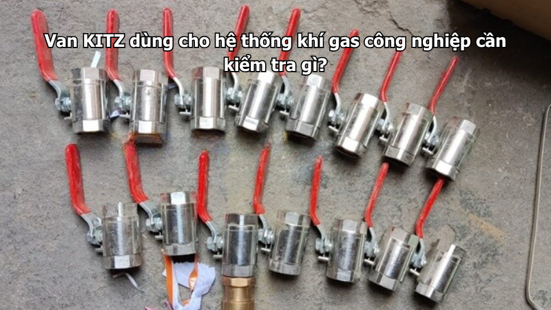 Van Kitz Dùng Cho Hệ Thống Khí Gas Công Nghiệp Cần Kiểm Tra Gì?