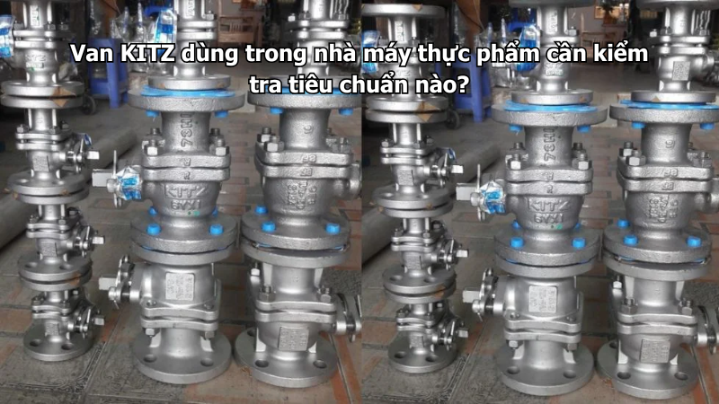 Van Kitz Dùng Trong Nhà Máy Thực Phẩm Cần Kiểm Tra Tiêu Chuẩn Nào?