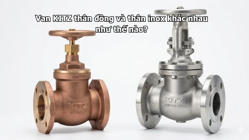 Van Kitz Thân Đồng Và Thân Inox Khác Nhau Như Thế Nào? 1 Van Kitz Thân Đồng Và Thân Inox Khác Nhau Như Thế Nào?